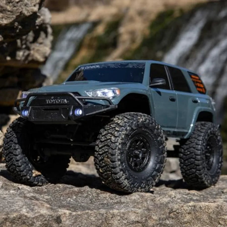 1/24 Scale Axial SCX24 4Runner 4X4 RC Rock Crawler RTR with Brushed Motor Gray Battery and Charger Included