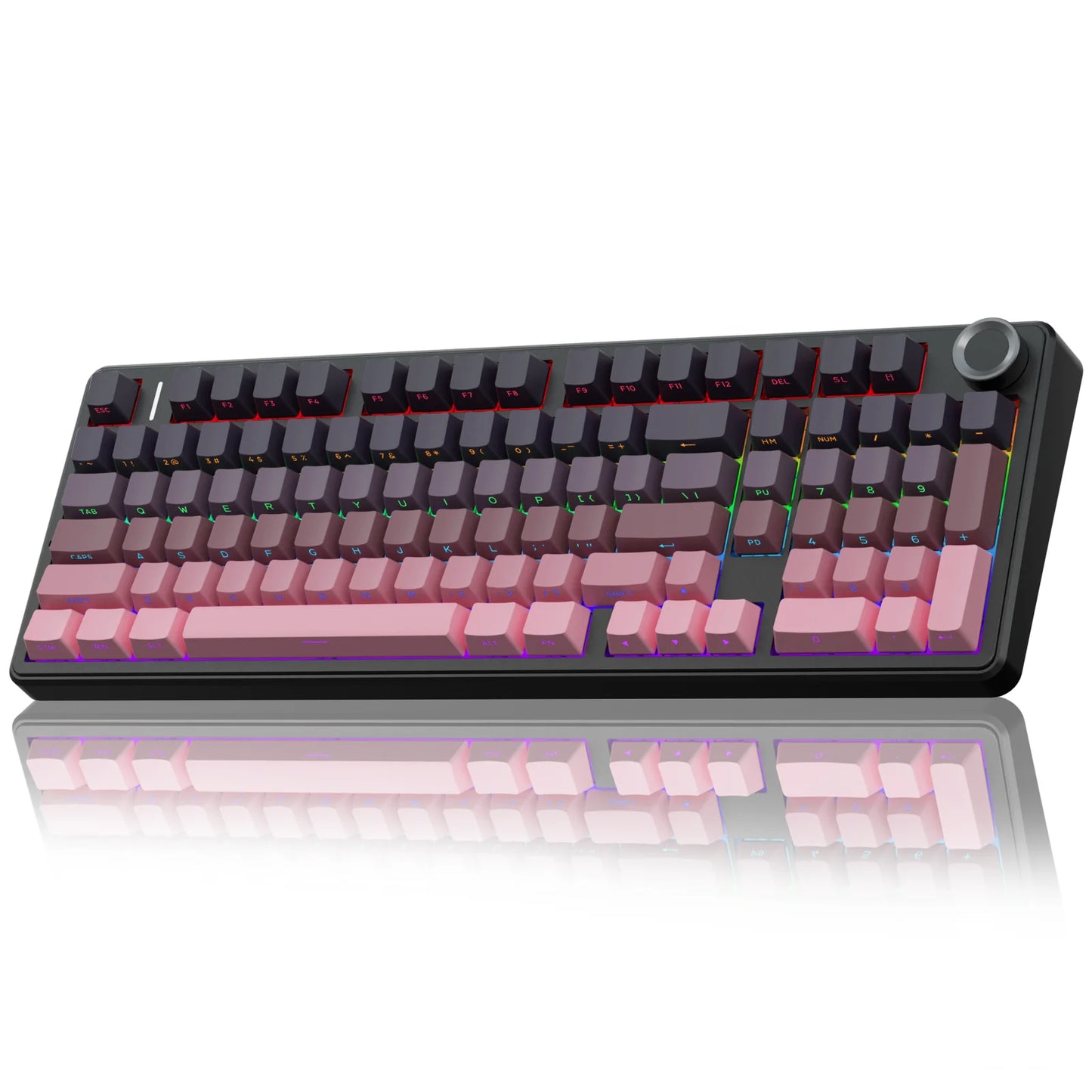 Mechanical Keyboard Bluetooth 5.0/2.4G Wireless/Wired Gasket-mounted Gaming Keyboard 99 Keys