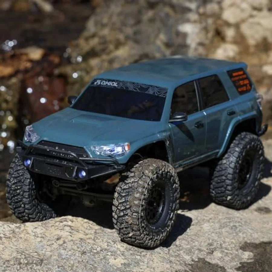 1/24 Scale Axial SCX24  4Runner 4X4 RC Rock Crawler RTR with Brushed Motor Gray Battery and Charger Included