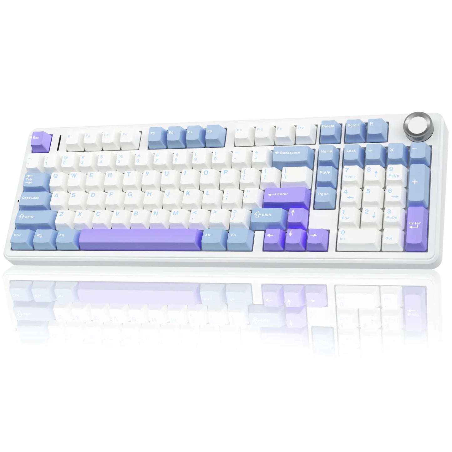 Mechanical Keyboard Bluetooth 5.0/2.4G Wireless/Wired Gasket-mounted Gaming Keyboard 99 Keys
