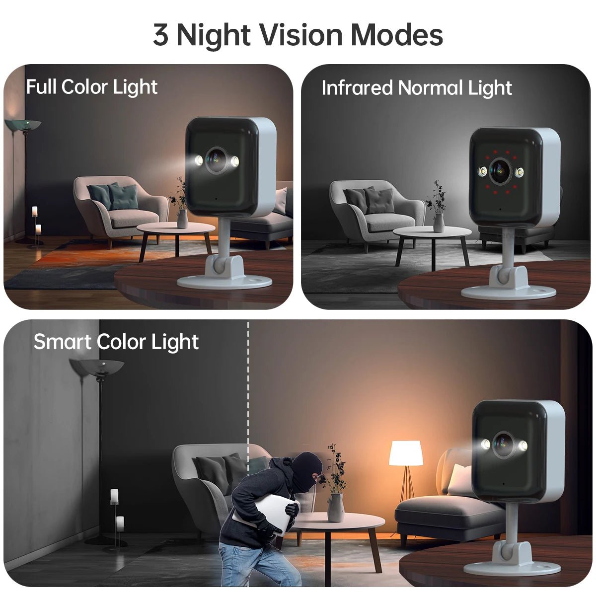 WiFi Camera Smart Home Outdoor Wireless IP Surveillance Camera Security Baby Monitor CCTV Audio Video Surveillance