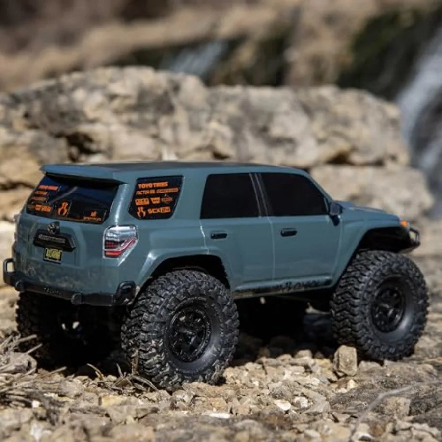 1/24 Scale Axial SCX24  4Runner 4X4 RC Rock Crawler RTR with Brushed Motor Gray Battery and Charger Included