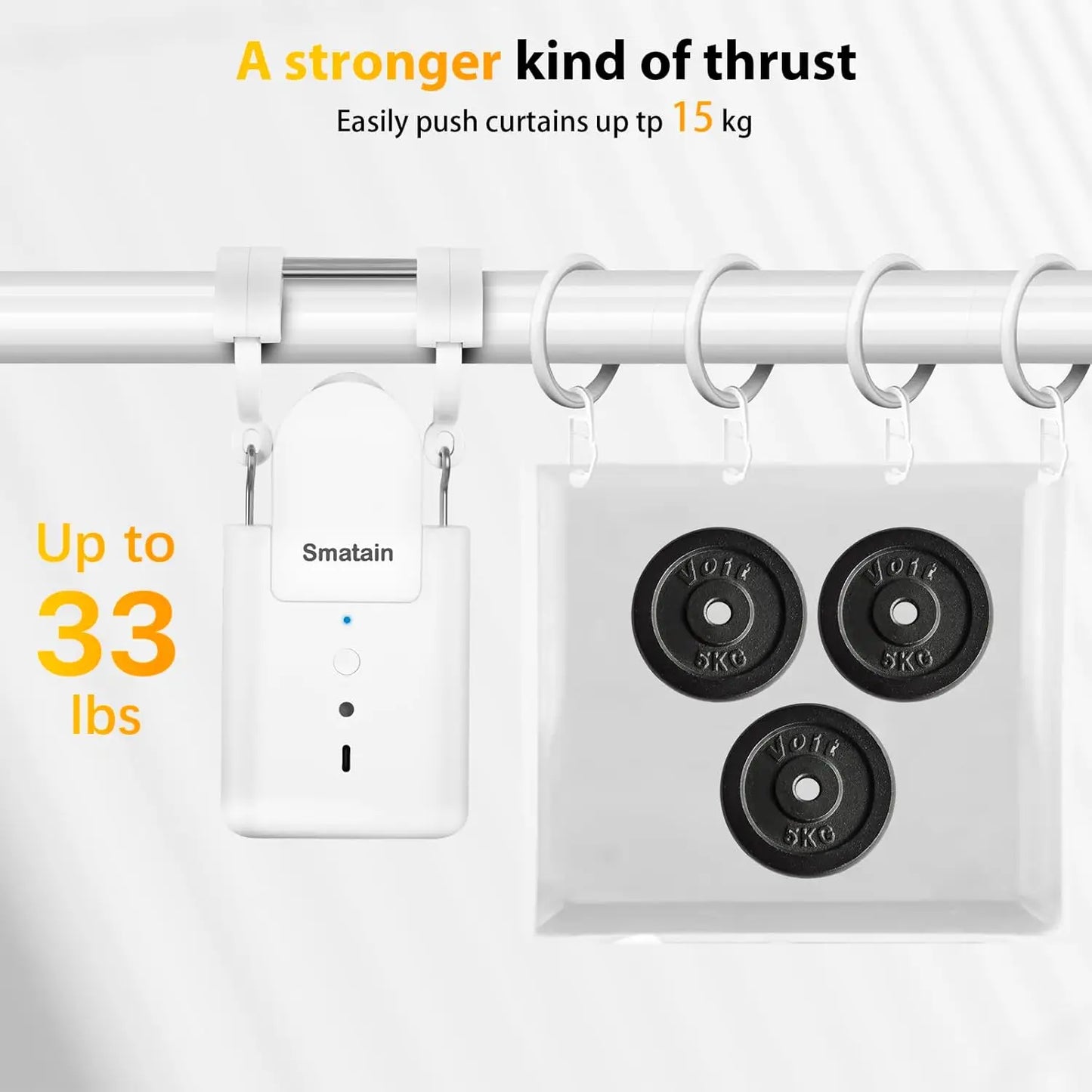 Smart Automatic Curtain Opener Robot Remote Control Timer Voice Manual Home Device