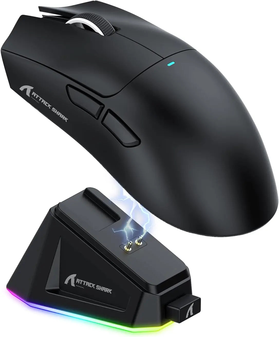 MAMBASNAKE x ATTACK SHARK X11 Gaming Mouse with Magnetic Charging Dock, PixArt PAW3311 Gaming Sensor