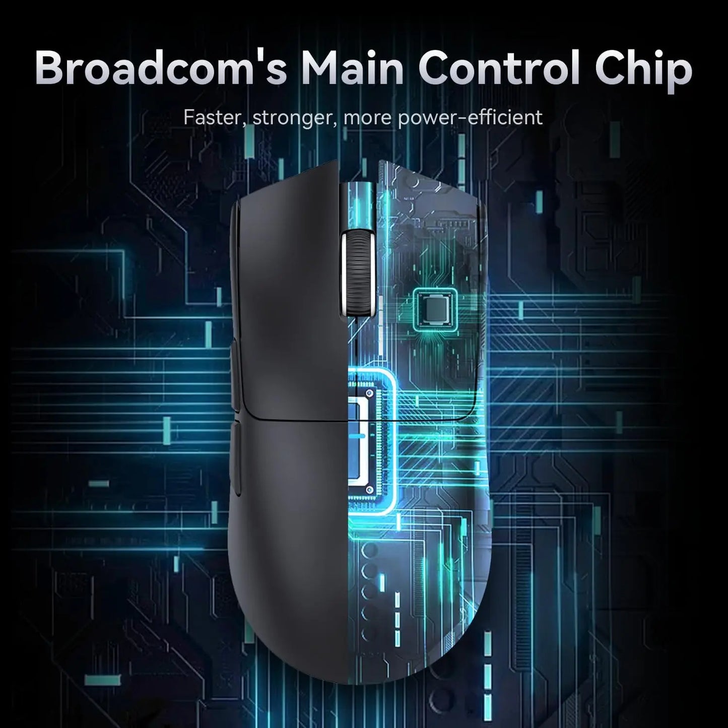 MAMBASNAKE x ATTACK SHARK X11 Gaming Mouse with Magnetic Charging Dock, PixArt PAW3311 Gaming Sensor