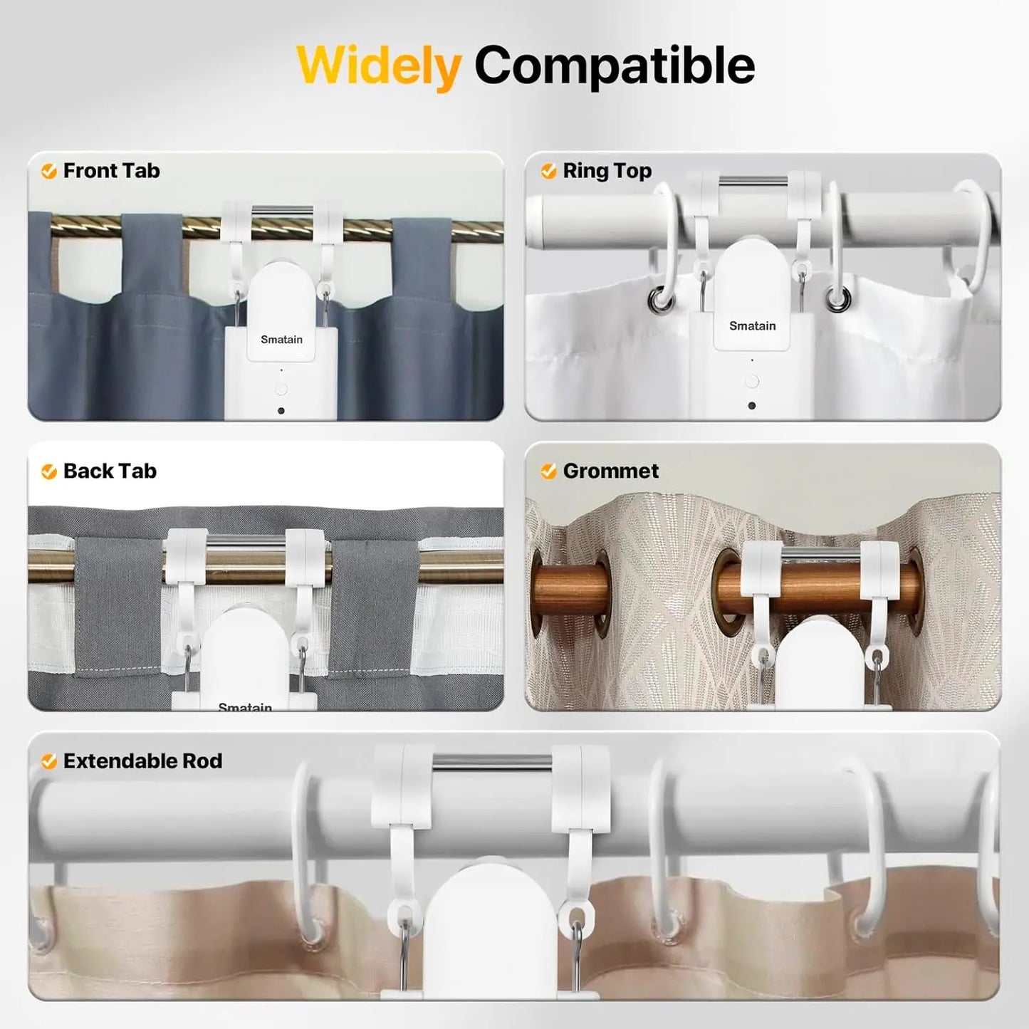 Smart Automatic Curtain Opener Robot Remote Control Timer Voice Manual Home Device